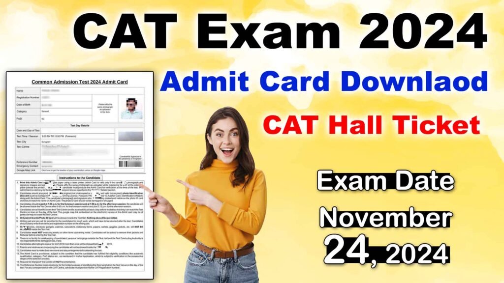 Cat Ticket Example CAT Exam 2024 Admit Card Downlaod: IIM CAT Hall Ticket Released at ...