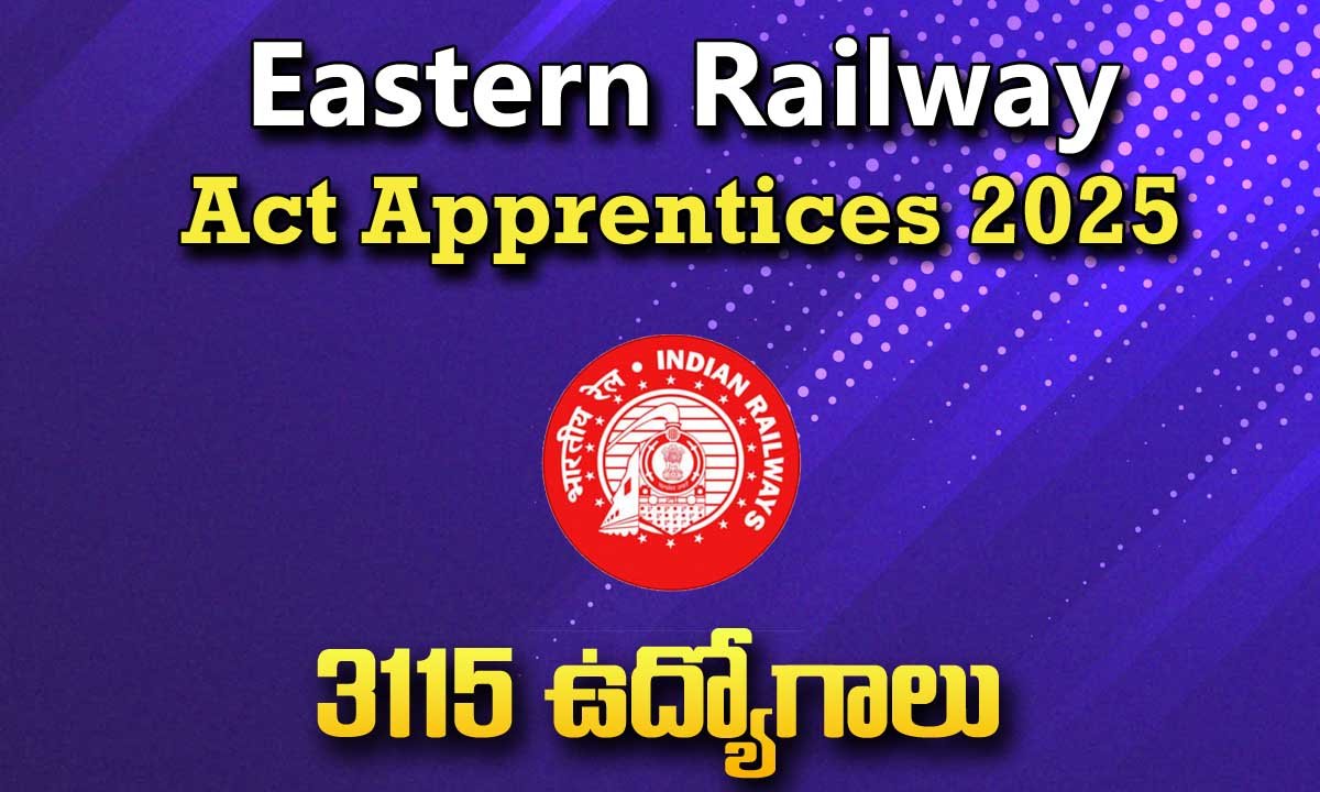 Eastern Railway Act Apprentices 2025-26 Notification