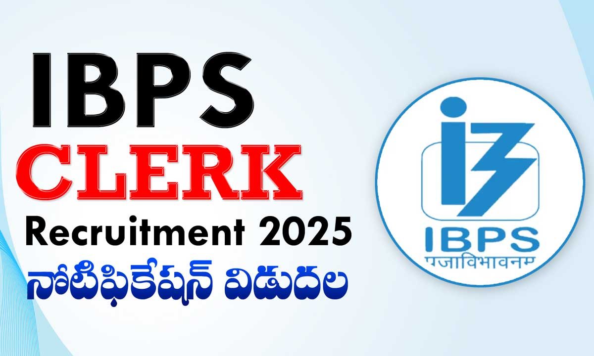 IBPS Clerk Recruitment 2025
