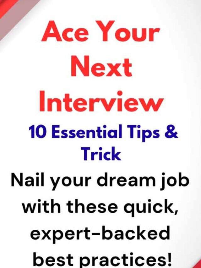 Top ten Interview Tips & Tricks