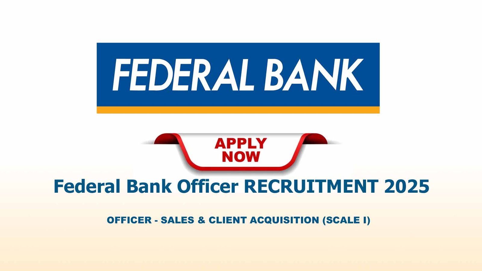 Federal Bank Officer Recruitment