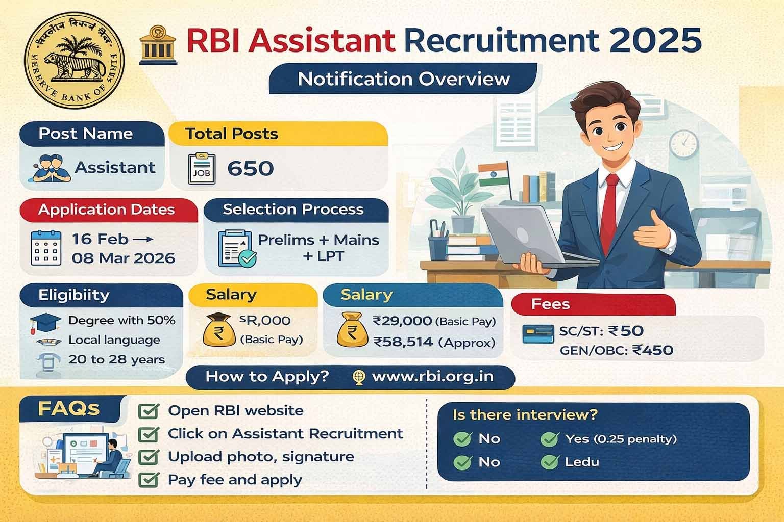 Rbi Assistant Recruitment 2026