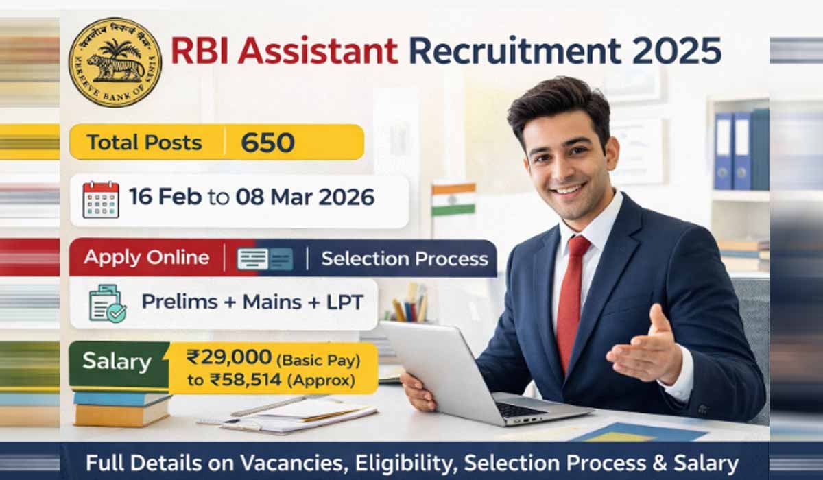 Rbi Assistant Recruitment notification 2026