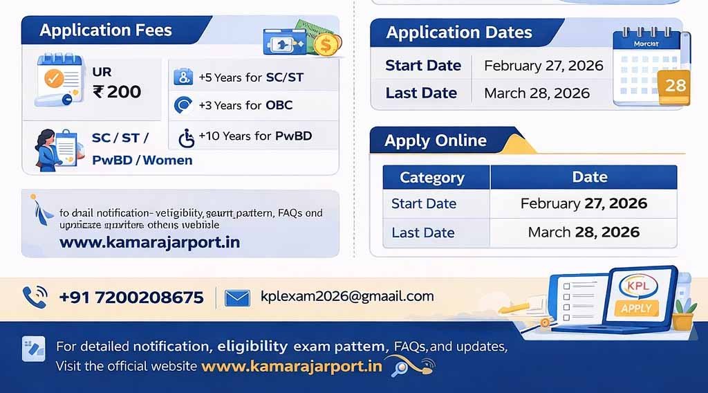 Kamarajar Port Recruitment 2026
