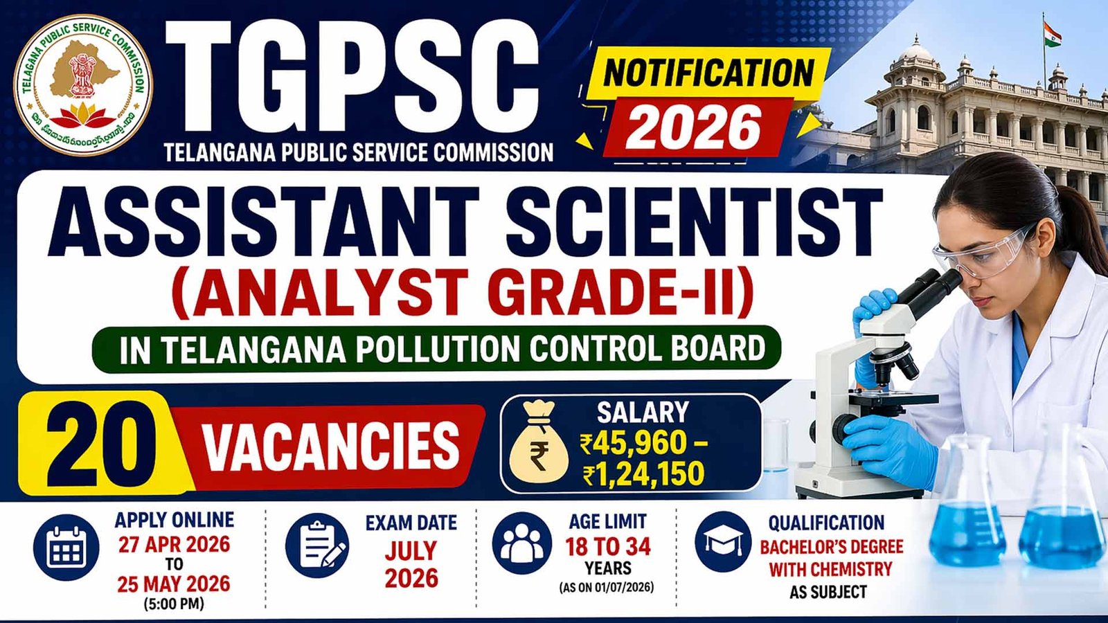 TGPSC Assistant Scientist Recruitment 2026