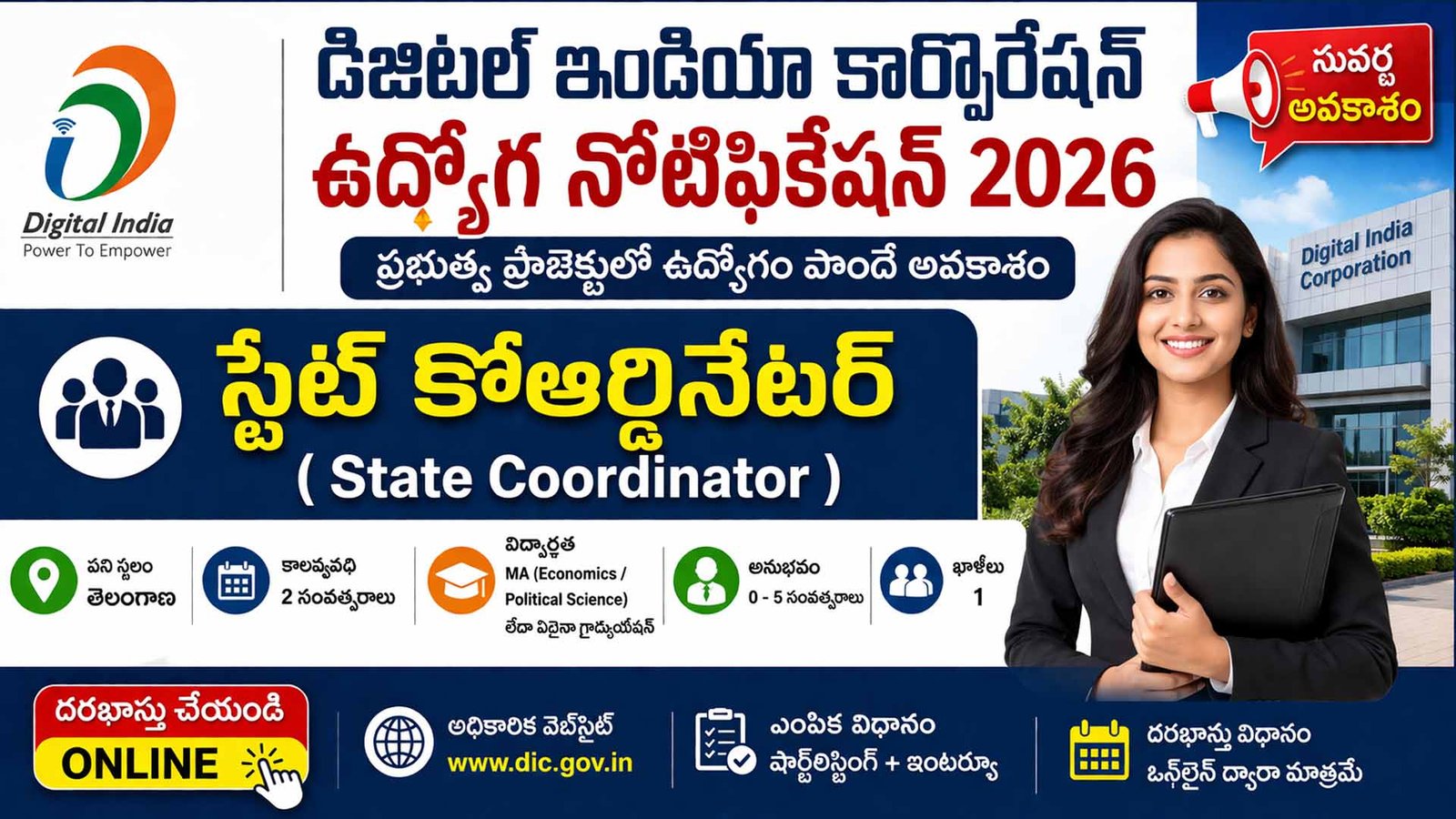 Digital India Corporation Recruitment 2026