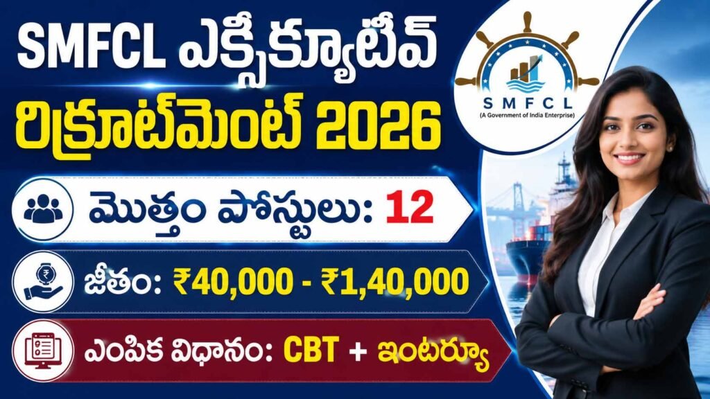 SMFCL executive recruitment 2026