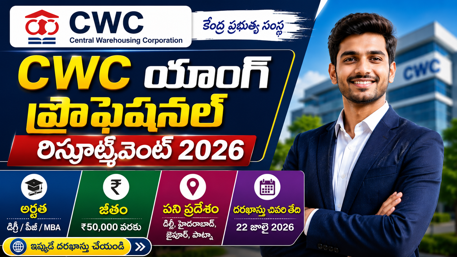 CWC Young Professional Recruitment 2026