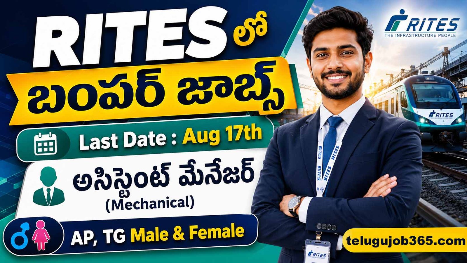 RITES Assistant Manager Recruitment 2026