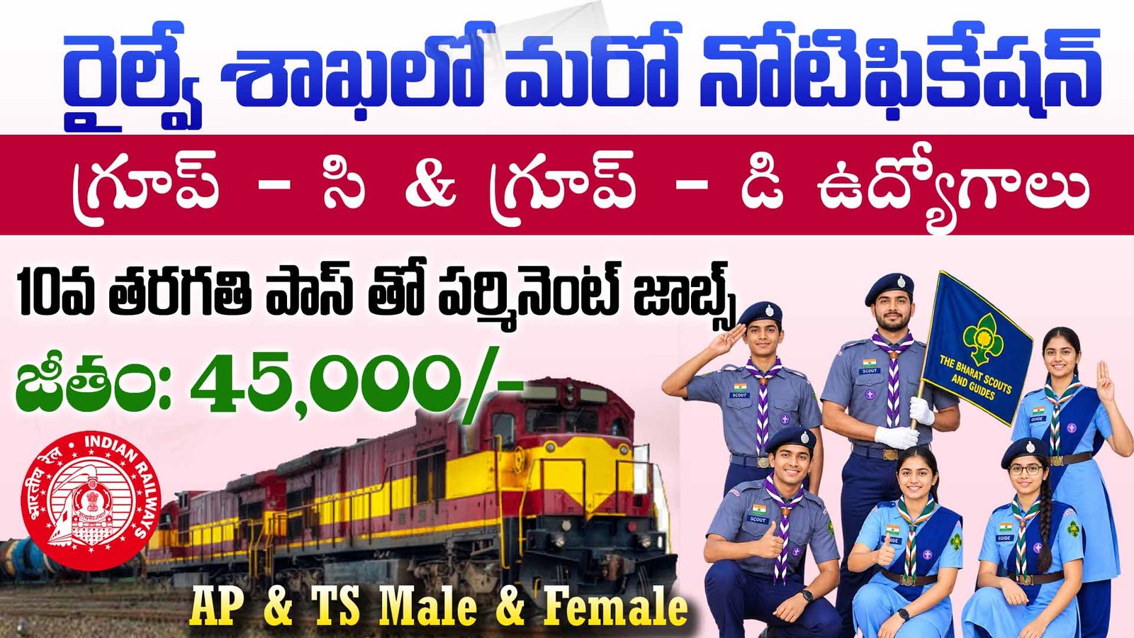 Eastern Railway Scouts & Guides Quota Recruitment 2026