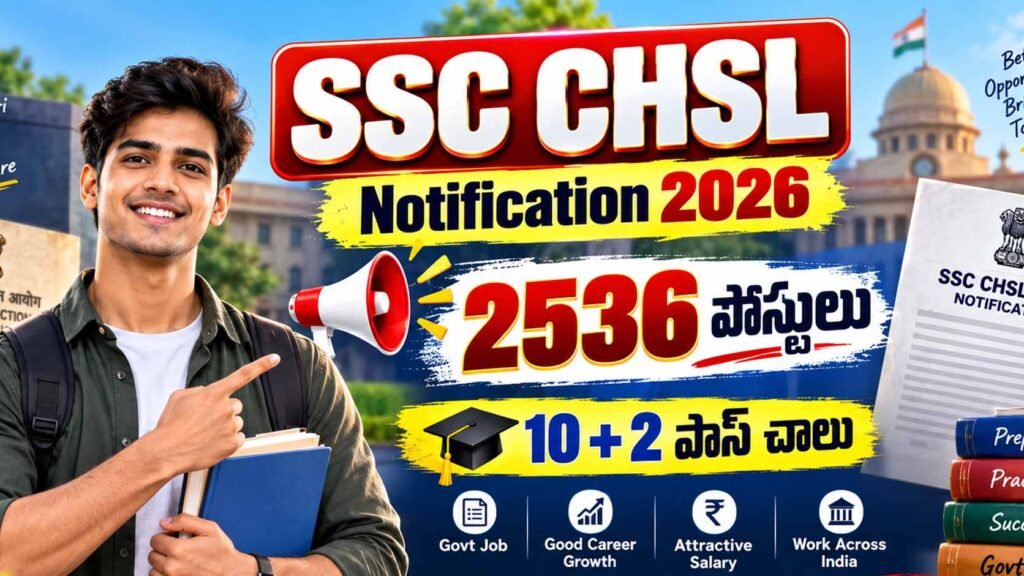 SSC CHSL 2026 Notification