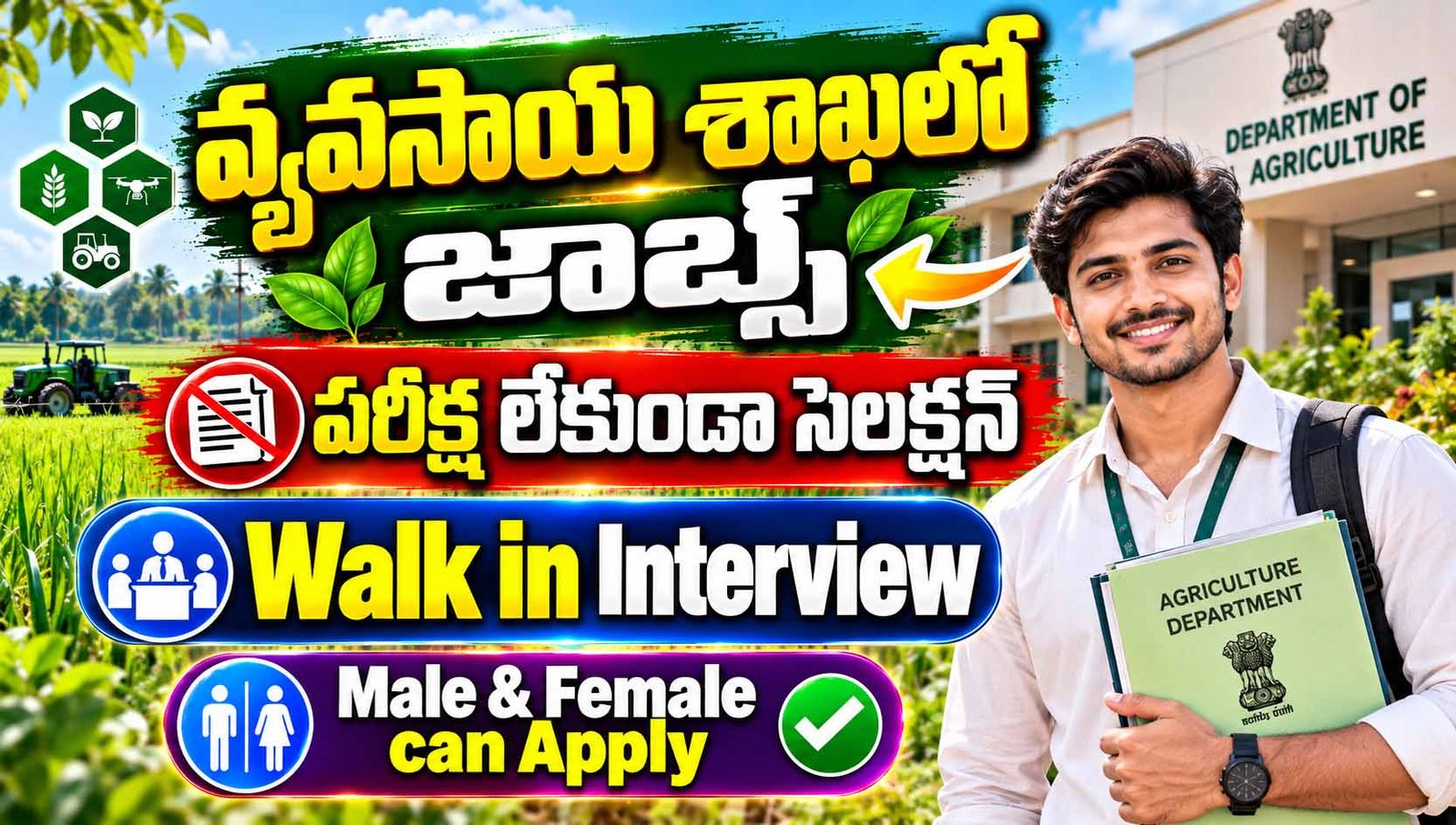 ANGRAU KVK Utukur Research Assistant-I Recruitment 2026