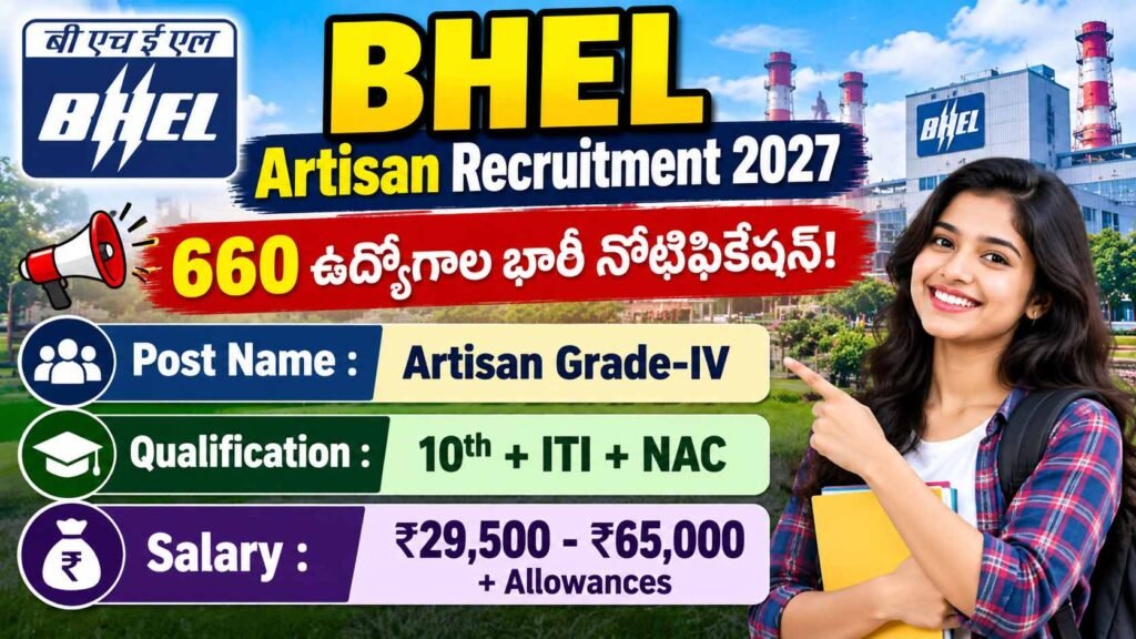 BHEL Artisan Recruitment 2027