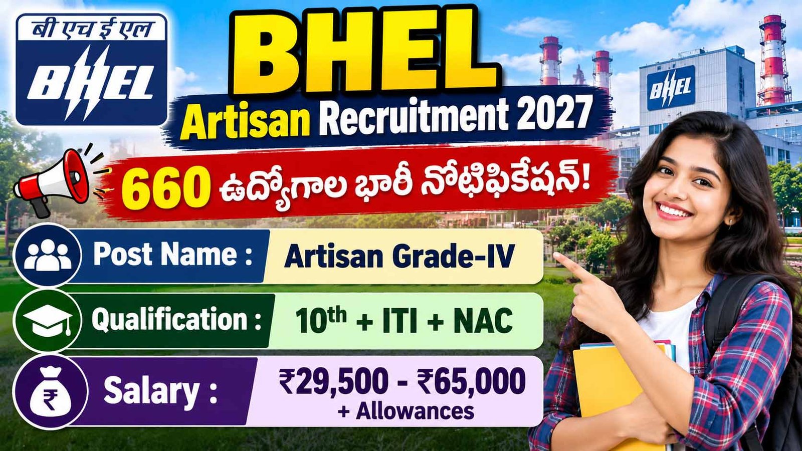 BHEL Artisan Recruitment 2027