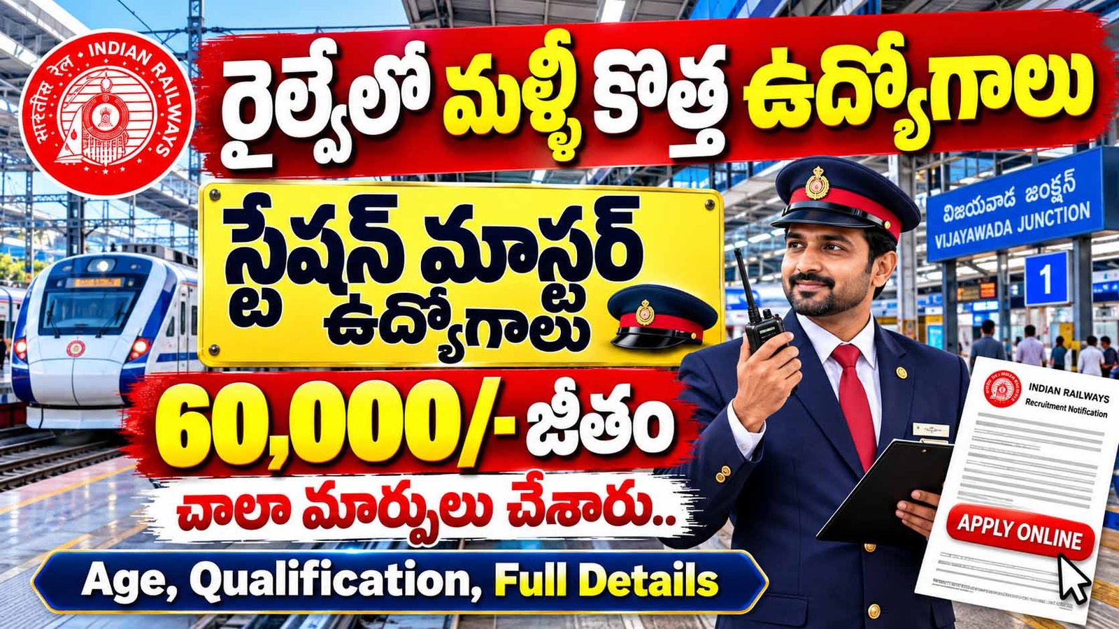 RRB Station Master Recruitment 2026